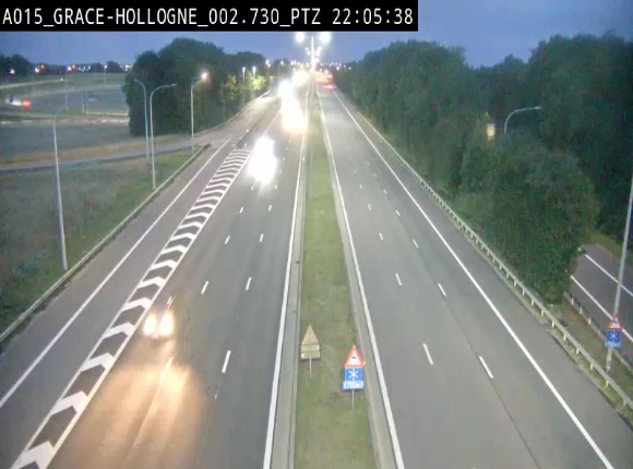 Caméra trafic Belgique - Grâce-Hollogne - E42, jonction avec A604, direction Loncin/Aéroport de Liège -  BK 3.2