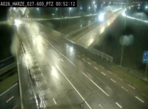 Caméra autoroute Belgique - Sougné-Remouchamps,E25 direction Luxembourg