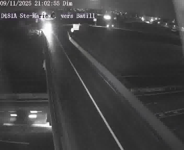 Dispositif d’observation sur D181a (France) à Sainte Marie aux Chênes, en direction de Batilly, offrant une visualisation fiable des conditions de circulation.