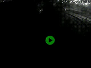 Caméra autoroute à la jonction entre l'A7 et la D301 (Boulevard urbain Sud de Lyon) à Feyzin, au sud de Lyon. Vue orientée vers Mions