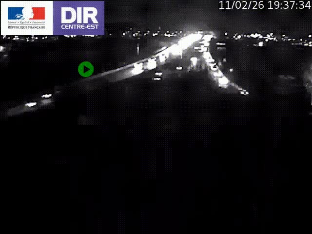 Clone of Caméra de circulation sur A7 à Lyon Perrache vers Marseille, le long du Rhône