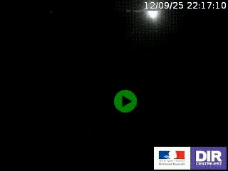 Webcam routière sur la RN7 à hauteur de Toulon-sur-Allier, entre Moulins et Vichy