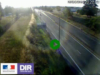 Webcam à Mably, à proximité de Roanne en direction de Moulins sur la N7