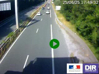Webcam sur la nationale N90 à Gilly-sur-Isère, en direction et à proximité d'Albertville