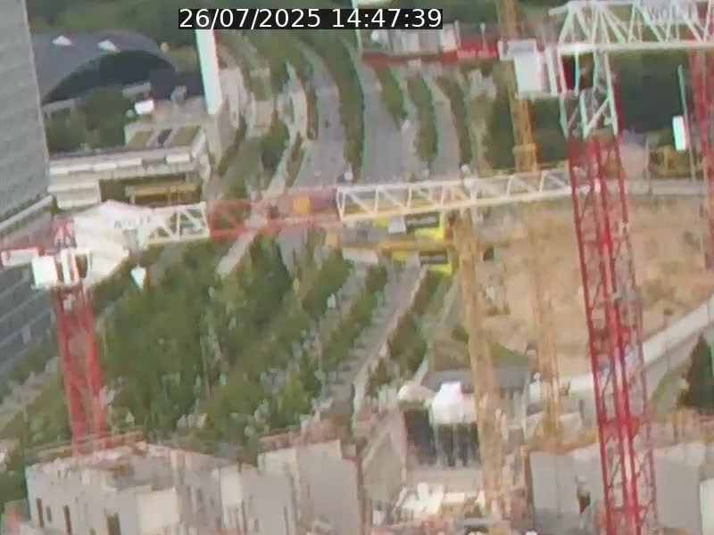 Webcam sur l'avenue John Fitzgerald Kennedy (N51) avec vue orientée vers le Findel