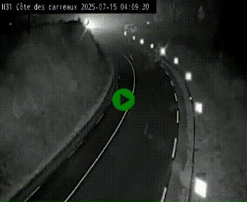 Webcam en haut de la Côte des Carreaux sur la N31 à Avesnes-en-Bray. Vue orientée vers Rouen