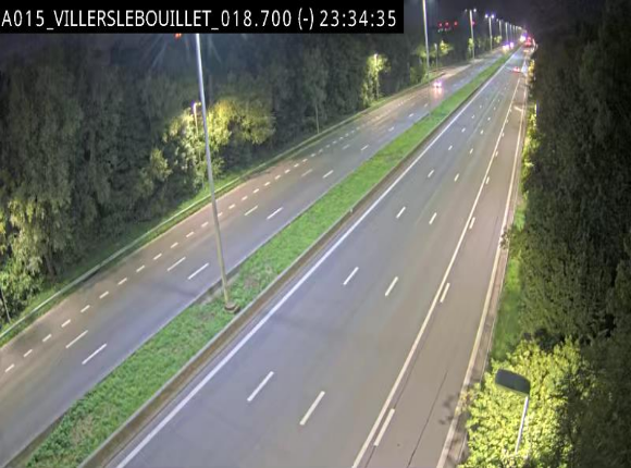 Webcam autoroute Belgique - Villers-le-Bouillet - E42 direction Liège - BK 18.7