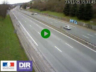 Webcam routière à Saint-Etienne-Terrenoire sur la RN88 avant la jonction entre l'A72 et le Boulevard Périphérique de Saint-Etienne