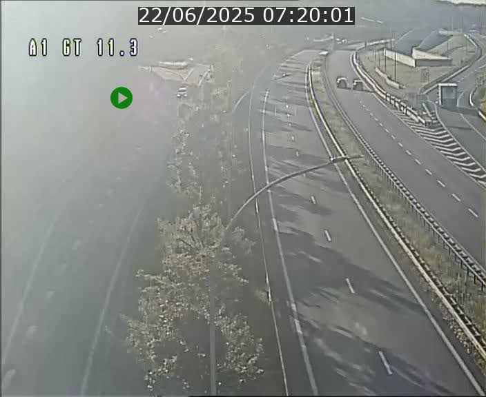 Traffic live webcam Luxembourg Senningerberg - A1 direction Allemagne - BK 11.3