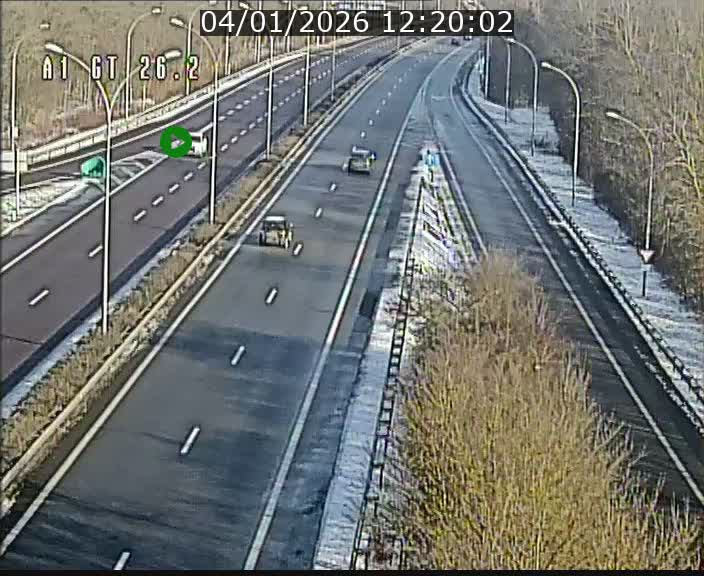 Traffic live webcam Luxembourg Grevenmacher - A1 direction Allemagne - BK 26.2