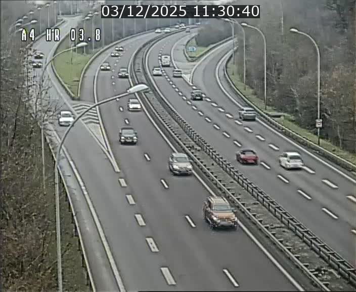 Webcam traffic A4 Luxembourg - BK 3.8 - Leudelange (direction Esch sur Alzette)