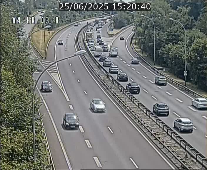 Webcam traffic A4 Luxembourg - BK 3.8 - Leudelange (direction Esch sur Alzette)