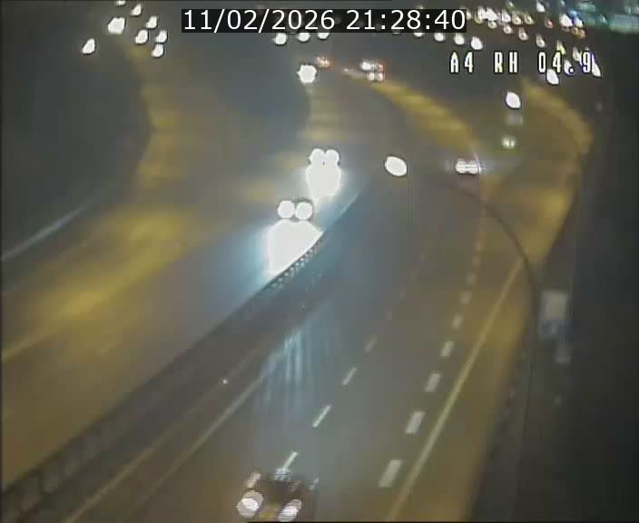 Traffic live webcam Luxembourg Leudelange - A4 - BK 4.9 - direction Luxembourg