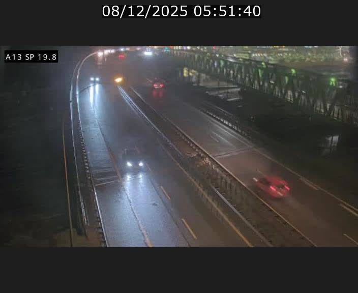 Traffic live webcam Luxembourg Croix de Bettembourg - A13 direction Esch-sur-Alzette - BK 19.8