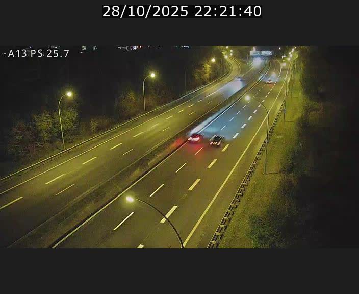 Traffic live webcam Luxembourg Frisange - A13 direction Allemagne - BK 26