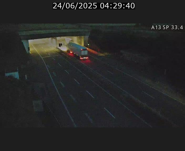 Webcam trafic sur A13 à hauteur d'Altwies en direction de Mondorf-les-bains et en provenance de l'Allemagne