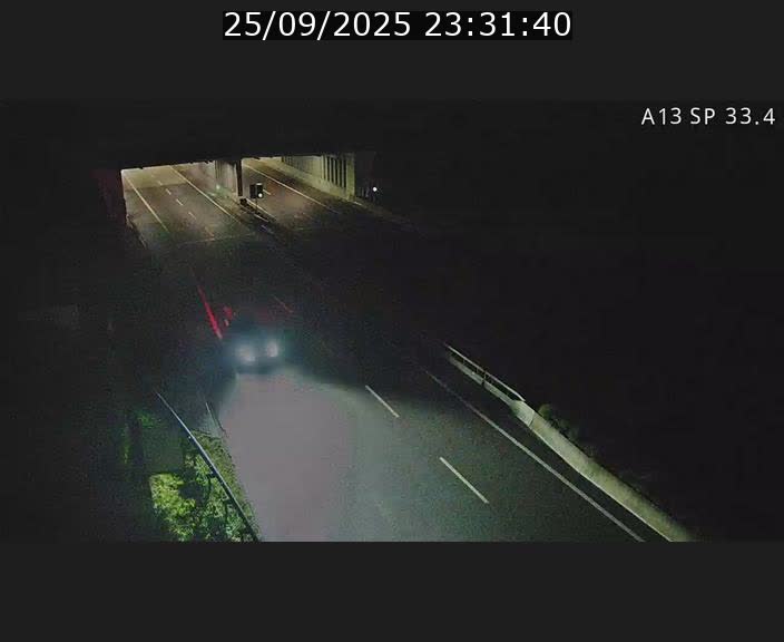 Webcam trafic sur A13 à hauteur d'Altwies en direction de Mondorf-les-bains et en provenance de l'Allemagne