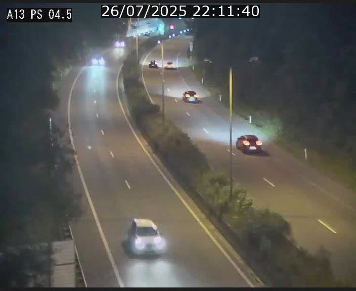 Traffic live webcam Luxembourg Differdange - A13 direction Esch-sur-Alzette - BK 4.5