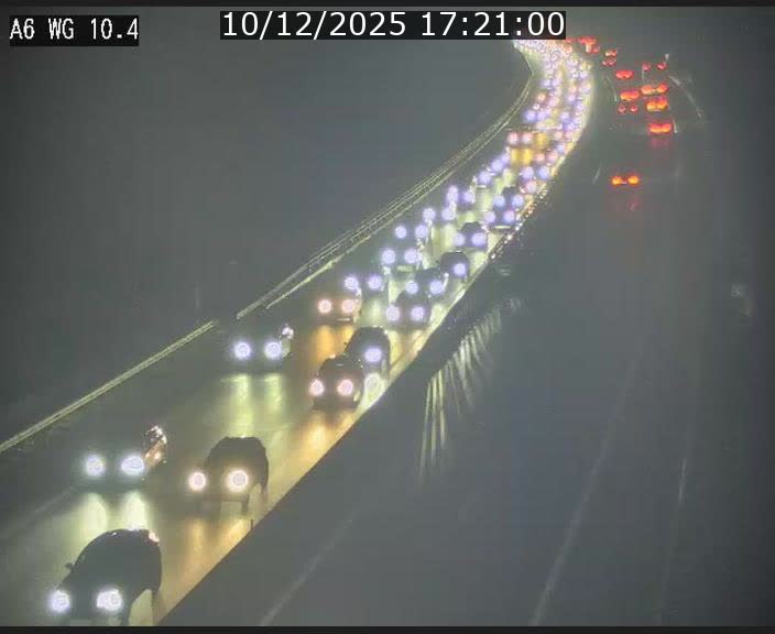 Traffic live webcam Luxembourg Mamer - A6 - BK 10.4 - direction Luxembourg/France/Allemagne