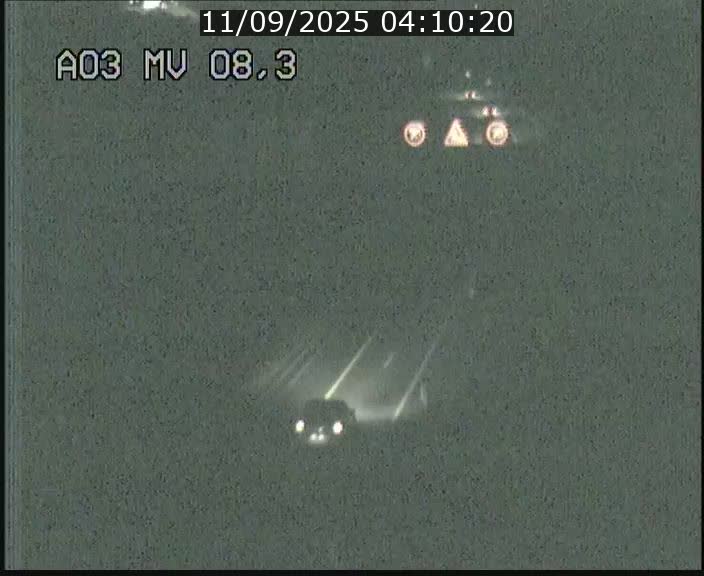 Webcam Autoroute après la Croix de Bettembourg en direction de Luxembourg sur l'A3