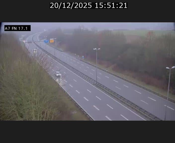 Caméra trafic Luxembourg - A7, Merscherbierg direction Mersch