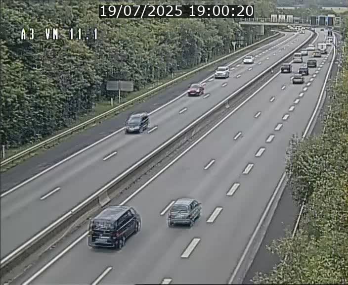 Webcam à la frontière franco-luxembourgeoise, avant la Croix de Bettembourg - BK 11.1 - direction Luxembourg-ville