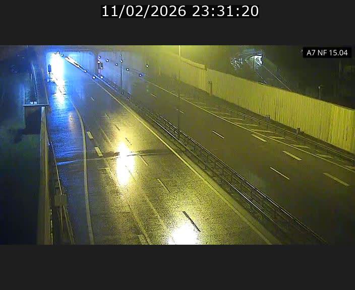 Caméra trafic Luxembourg - A7, Tunnel Mersch, entrée sud, direction Ettelbruck