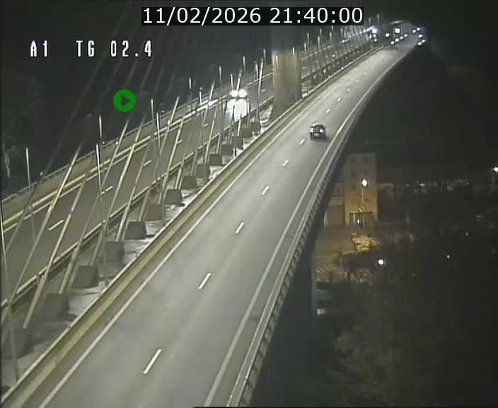 Traffic live webcam Luxembourg Sandweiler - A1 direction Luxembourg-ville - BK 2.4