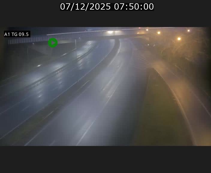 Traffic live webcam Luxembourg Jonction Grünewald - A1 direction Luxembourg-ville - BK 9.5