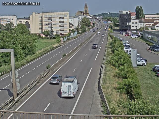 Caméra autoroute France - A31, Thionville direction Metz