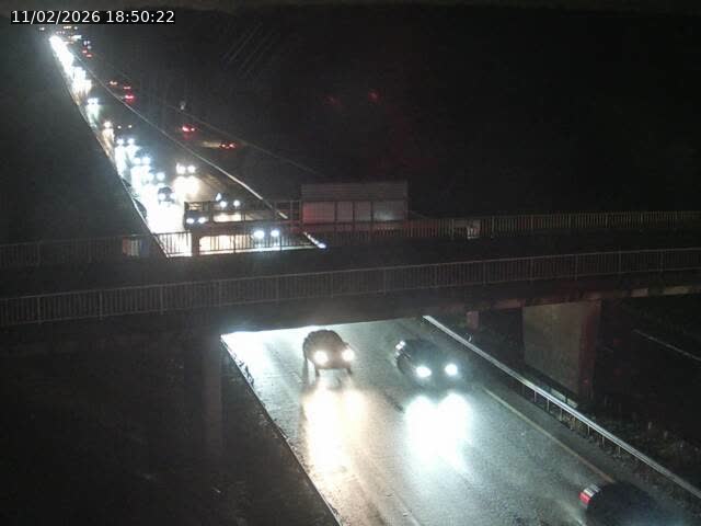 Caméra autoroute France - A31, Zoufftgen direction Luxembourg-ville, à la frontière entre la France et le Luxembourg