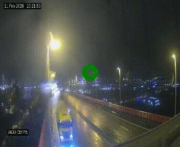 Webcam autoroute sur le périphérique de Bordeaux (A630) au nord de la ville. Caméra située sur le Pont d'Aquitaine.