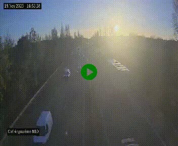 Webcam routière à la fin de la N10, en périphérique ouest d'Angouleme, proche de la jonction avec l'A10