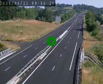 Caméra autoroutière France - A75, Coren, en direction de Montpellier