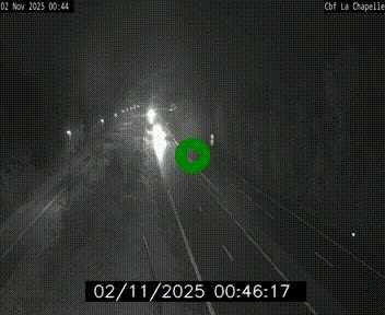 Webcam sur le périphérique de Nantes (N844) à hauteur de Porte de la Chapelle, au nord de la ville