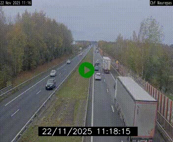 Webcam sur le périphérique de Rennes (N136) à hauteur de Maurepas, au nord de la ville