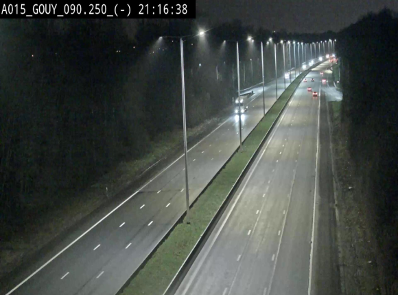 Webcam autoroute Belgique - Gouy-lez-piéton - E42 - BK 90.3