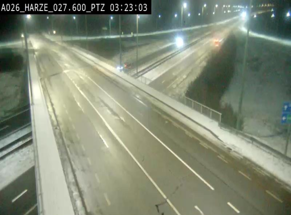 Caméra autoroute Belgique - Sougné-Remouchamps,E25 direction Luxembourg