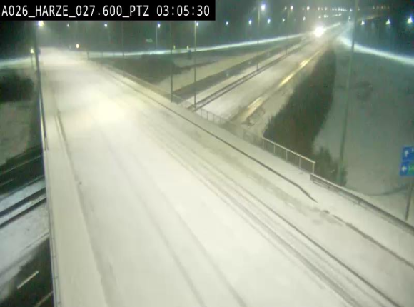 Caméra autoroute Belgique - Sougné-Remouchamps,E25 direction Luxembourg