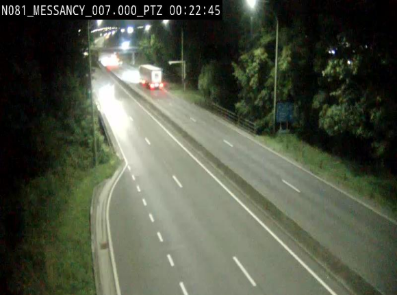 Webcam sur la N81 (E411) à hauteur du Cora Messancy. Vue orientée vers Arlon