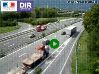Webcam sur la Nationale 201 à hauteur de la sortie Chambéry-Nord, avant à la jonction entre l'A41 et l'A43, en direction de Lyon