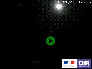 Webcam routière sur la RN7 à hauteur de Toulon-sur-Allier, entre Moulins et Vichy