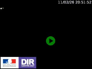 Webcam au niveau du col de Bois Clair à hauteur de Cluny sur la N79. Vue orientée vers Mâcon