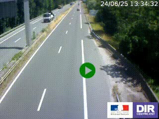 Webcam sur la nationale N90 à Gilly-sur-Isère, en direction et à proximité d'Albertville