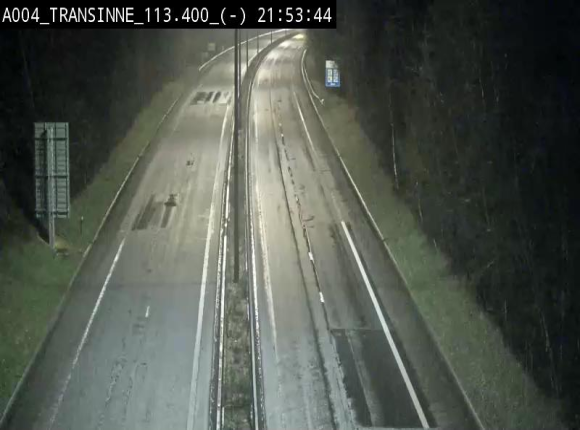 Caméra trafic E411 (A4) - Transinne direction Namur - BK 113.425
