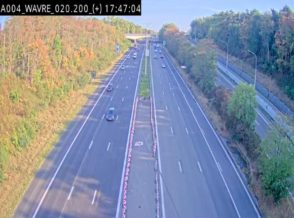 Webcam @ Wavre-sud KP 19.6, A4/E411