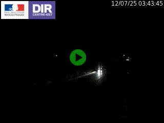 Caméra trafic à Meylan sur la Rocade-Sud de Grenoble en direction d'Aix-en-Provence