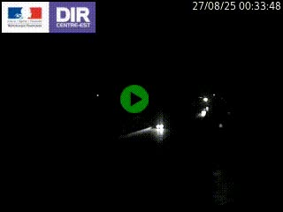 Caméra trafic à Meylan sur la Rocade-Sud de Grenoble en direction d'Aix-en-Provence