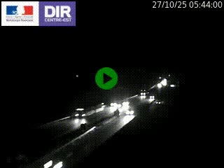 Caméra trafic à Meylan sur la Rocade-Sud de Grenoble en direction d'Aix-en-Provence