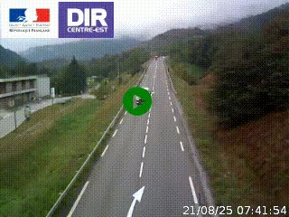 Web cam sur la N90 à Aime, en provenance de Bourg-Saint-Maurice et en direction d'Albertville